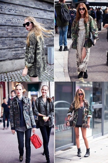 “土气”迷彩风格逆袭 进军时尚界摆帅气