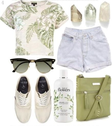 短打+高腰短裤 一秒变身高挑妹