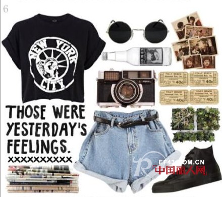 短打+高腰短裤 一秒变身高挑妹