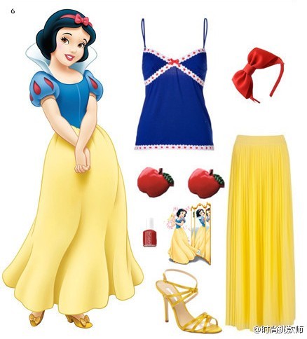 和白雪公主学穿衣 走进时尚童话世界