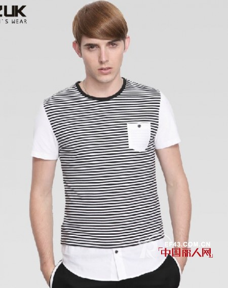 尊者男装夏日新品 演绎创新拼接时尚