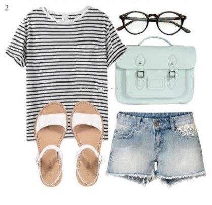 条纹如何穿 超全条纹chic搭大放送