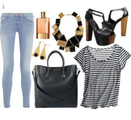 条纹如何穿 超全条纹chic搭大放送