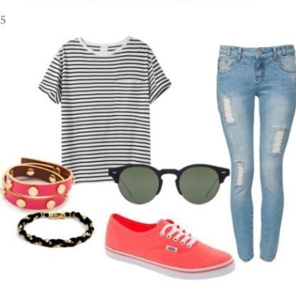 条纹如何穿 超全条纹chic搭大放送