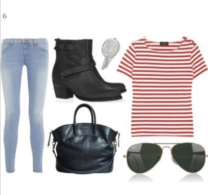 条纹如何穿 超全条纹chic搭大放送