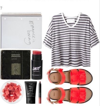 条纹如何穿 超全条纹chic搭大放送