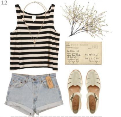 条纹如何穿 超全条纹chic搭大放送