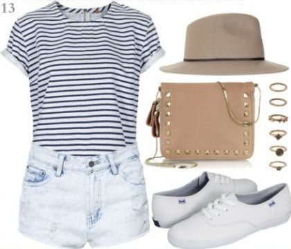 条纹如何穿 超全条纹chic搭大放送