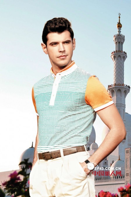 TINTORI添多利男装夏日新品商务POLO衫也时尚