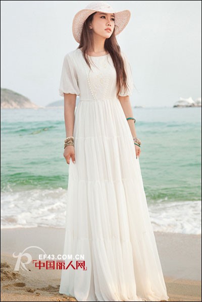 仙气十足的梦幻长裙  恍若走入梦境中的仙美