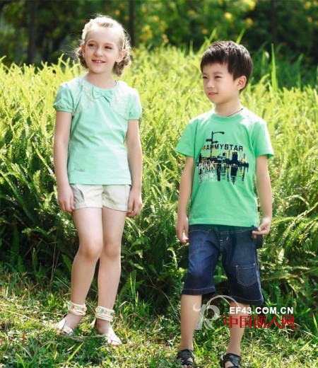 妈咪之星童装 炎热夏季从这一刻享受薄荷绿的凉爽