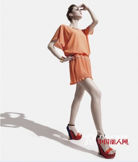 高温橙色预警 弗卡女装来点橙色消消暑