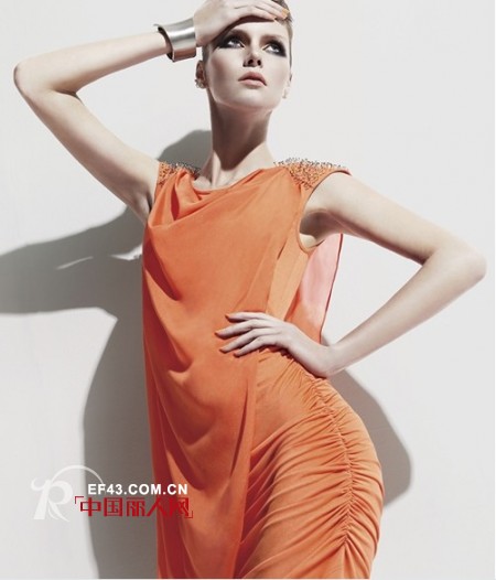 高温橙色预警 弗卡女装来点橙色消消暑