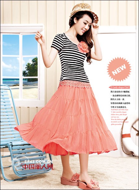 “尚可斯”雪纺长裙提升气质 防晒又清凉