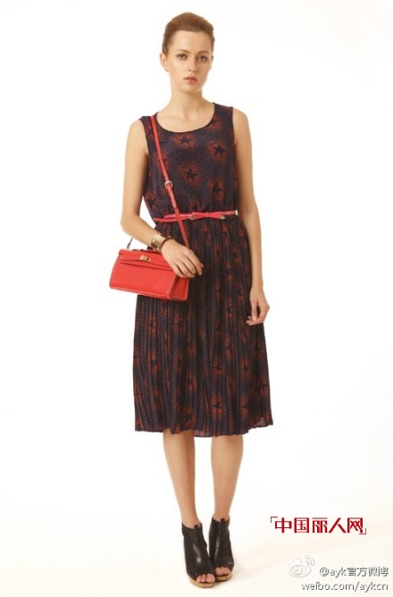 a·y·k无袖背心裙  为您的夏日送来清新凉爽