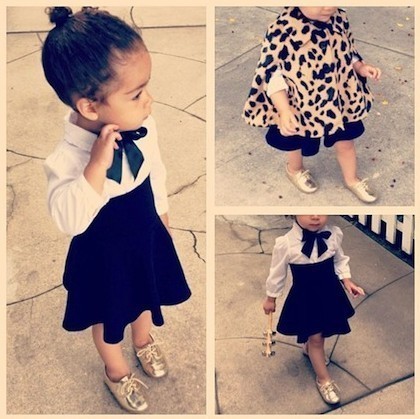 小萝莉街头秀 至IN潮范毫不逊色