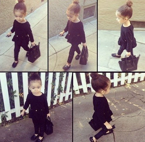 小萝莉街头秀 至IN潮范毫不逊色