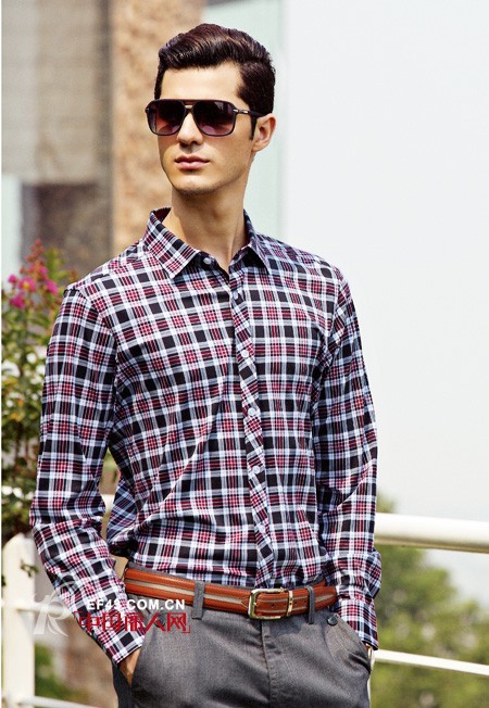 爱迪丹顿男装夏日新品 经典格子衬衫系列