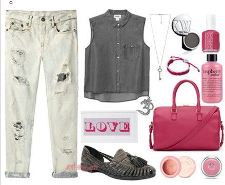 “卷边风潮”大肆兴起 牛仔裤玩出新穿法