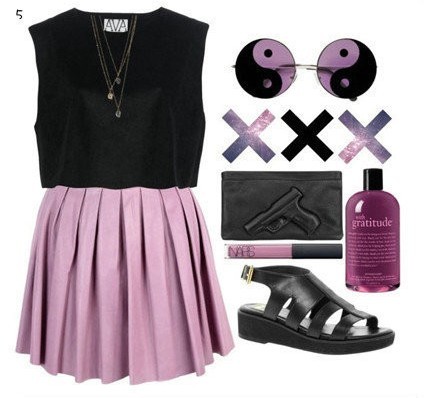 英伦风百褶裙 学院装扮必备单品