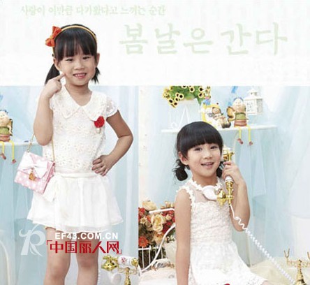 优之诚童装 纯白系公主裙打造美丽童年