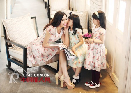 时尚休闲品牌女装FC时尚主播亲子系列演绎夏日温情