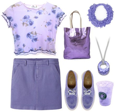 熏衣紫妆点夏日 浪漫唯美look美化你的心