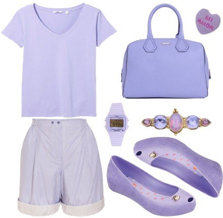 熏衣紫妆点夏日 浪漫唯美look美化你的心