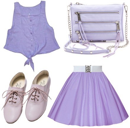 熏衣紫妆点夏日 浪漫唯美look美化你的心