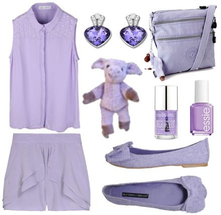 熏衣紫妆点夏日 浪漫唯美look美化你的心