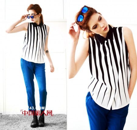 嫩模Ebba Zingmark再掀夏季条纹热潮