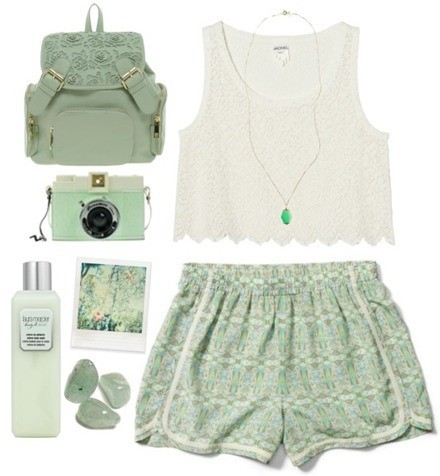 夏季冰爽活力搭配——薄荷绿来袭