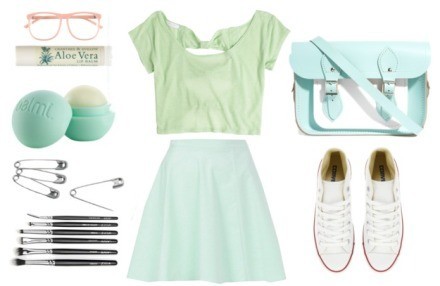 夏季冰爽活力搭配——薄荷绿来袭