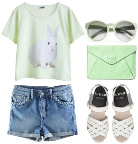 夏季冰爽活力搭配——薄荷绿来袭