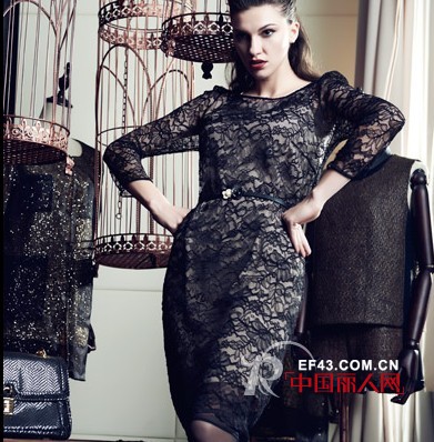 黑色性感尤物 经典神秘的时尚穿搭