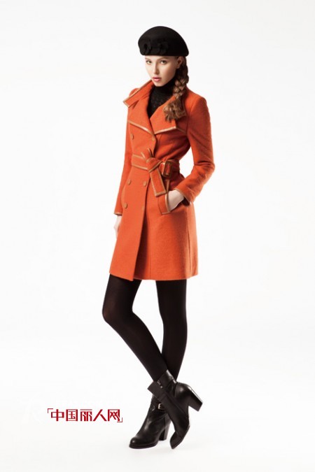 长款尼大衣外套 职场女性冬季必备款型