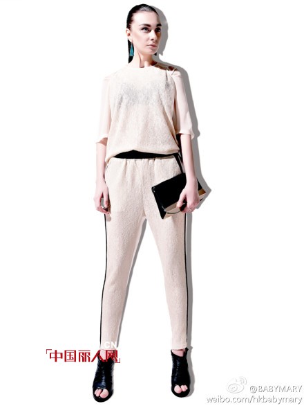 单一色调搭配法则  BABYMARY秋装新款回归简约