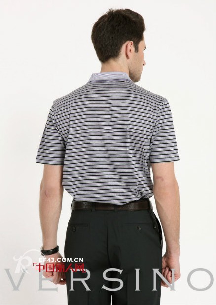 梵思诺男士条纹衬衫 彰显优雅风度