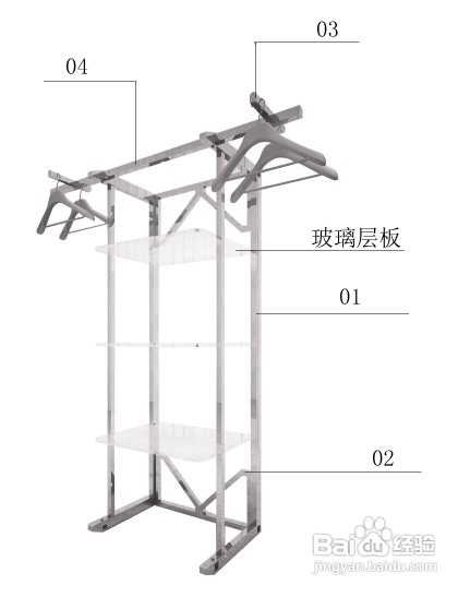 服装店换季陈列之采用多样卖场货架