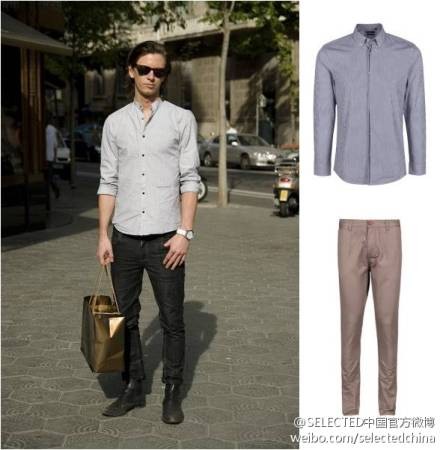 SELECTED男装打造都会街拍绅士新形象