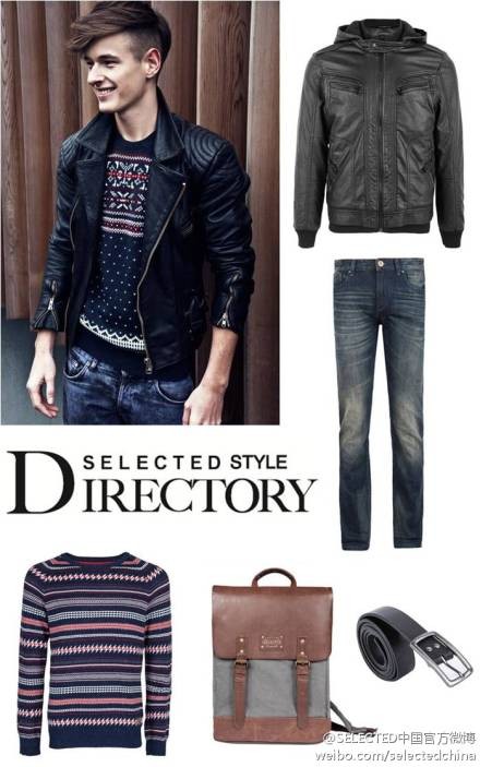 SELECTED男装打造都会街拍绅士新形象