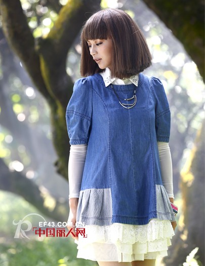 2013秋装新品  醉人牛仔蓝蕴含无限活力感