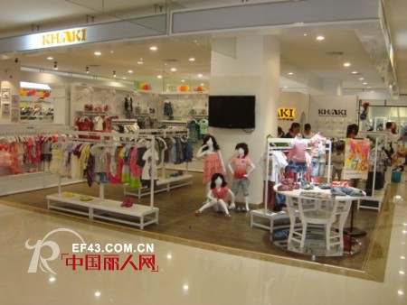 童装店铺怎么装修,巧妙运用花样陈列