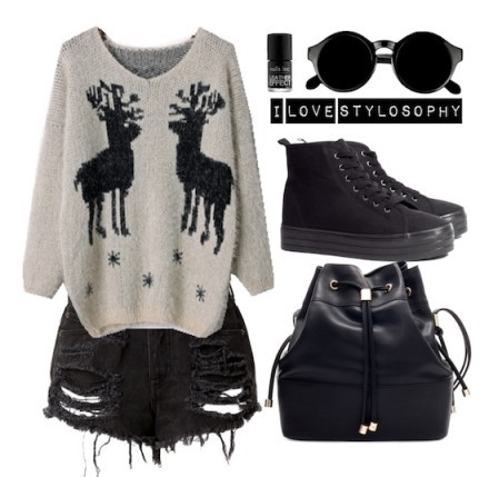 秋季针织衫搭配 穿出中性至IN潮风格