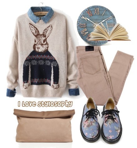 秋季针织衫搭配 穿出中性至IN潮风格