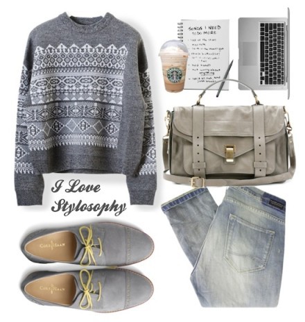 秋季针织衫搭配 穿出中性至IN潮风格