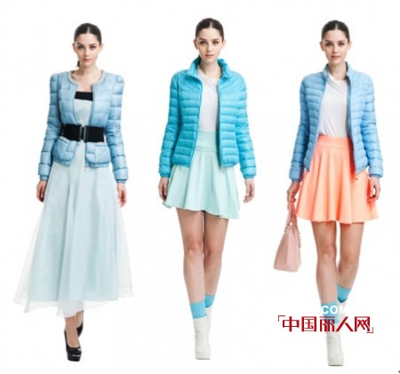 七彩羽绒服 波司登教你秋冬如何搭配