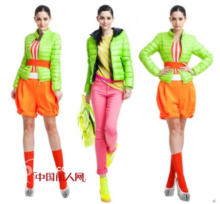 七彩羽绒服 波司登教你秋冬如何搭配