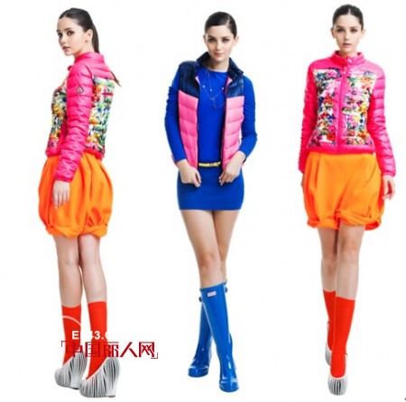 七彩羽绒服 波司登教你秋冬如何搭配