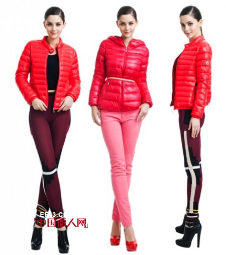 七彩羽绒服 波司登教你秋冬如何搭配